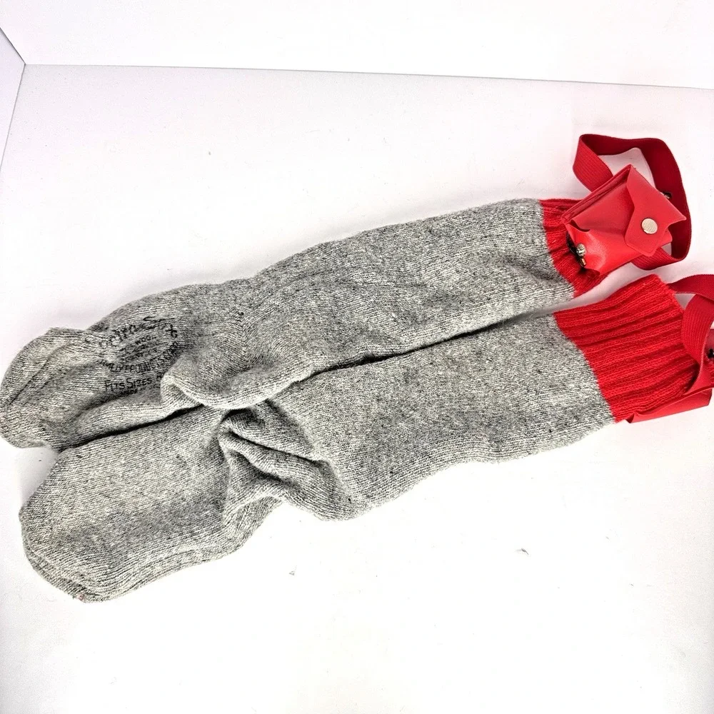 Vintage Lectra-Sox Battery‎ Heated Socks W Box For Parts Repair Untested